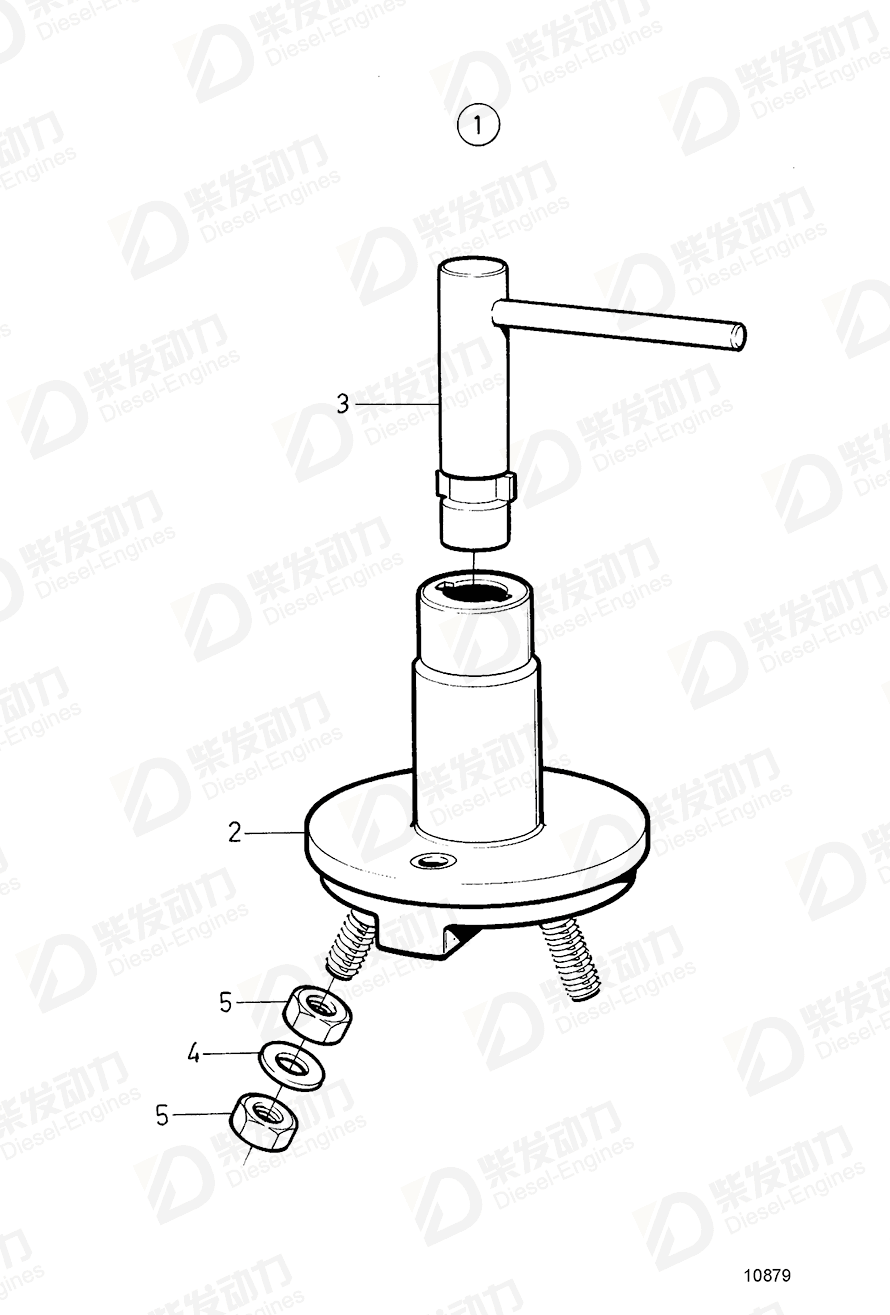volvo penta Battery main switch 1140319 Drawing volvo penta Battery main switch 1140319 Drawing